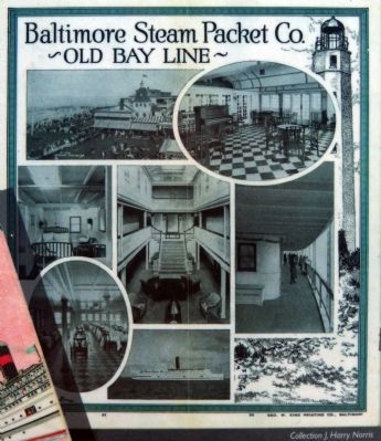 Old Bay Line Brochure image. Click for full size.