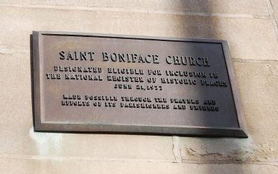 Saint Boniface Roman Catholic Church Plaque image. Click for full size.