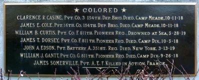 Names Plaque image. Click for full size.