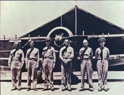 First officers at Patuxent River Naval Air Station, World War II era. image. Click for full size.