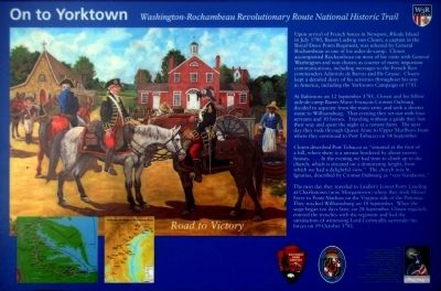 On to Yorktown Marker image. Click for full size.