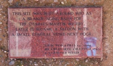 Charles Martin Winery Marker. Click for full size. Charles Martin Winery Marker image. Click for full size.