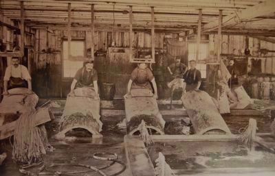 Kron's San Lorenzo Tannery, late 1800s image. Click for full size.