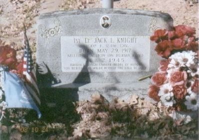 Jack L. Knight's private marker.. Click for full size. Jack L. Knight's private marker. image. Click for full size.