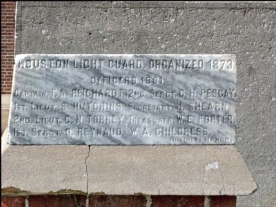 Houston Light Guard Engraving. Click for full size. Houston Light Guard Engraving image. Click for full size.