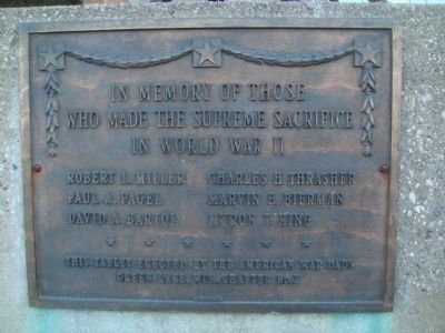 In Memory Marker. Click for full size. In Memory Marker image. Click for full size.