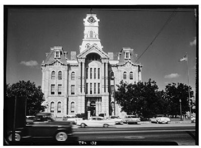 Hill County Courthouse Historic American Engineering Record: Habs Tex,109-Hilbo,1--2 image. Click for full size.