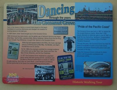 The Cocoanut Grove Marker. Click for full size. The Cocoanut Grove Marker image. Click for full size.