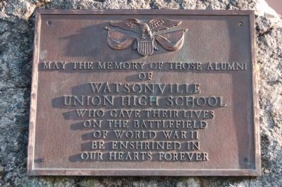 World War II Memorial - Plaque 1. Click for full size. World War II Memorial - Plaque 1 image. Click for full size.