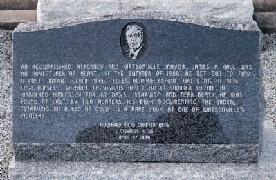 James A. Hall Marker. Click for full size. James A. Hall Marker image. Click for full size.