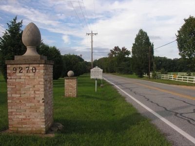 "Huckleberry" Marker at 9270 Popes Creek Road image. Click for full size.