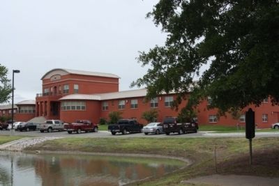 Present site at Navarro College. Click for full size. Present site at Navarro College image. Click for full size.