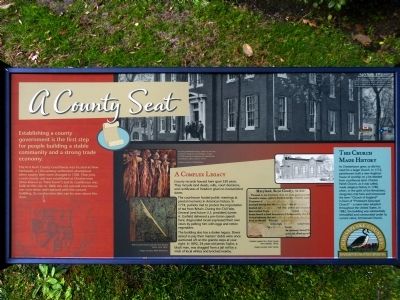A County Seat Marker. Click for full size. A County Seat Marker image. Click for full size.