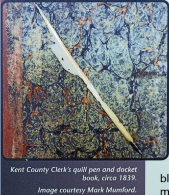 Quill Pen and Docket Book image. Click for full size.