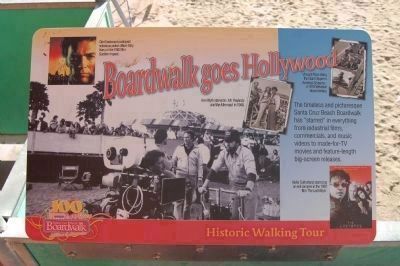 Boardwalk Goes Hollywood Marker image. Click for full size.