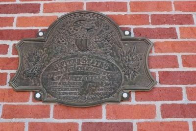 Marker at cemetery entrance. Click for full size. Marker at cemetery entrance image. Click for full size.