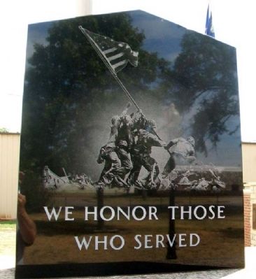Veterans Memorial Marker. Click for full size. Veterans Memorial Marker image. Click for full size.