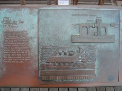 How the Bridge was Built Marker image. Click for full size.