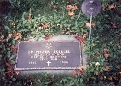 Ebenezer Skellie Marker image. Click for full size.