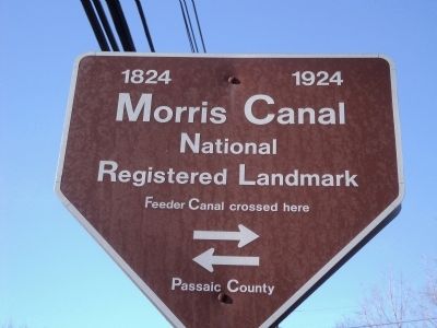Morris Canal Marker image. Click for full size.