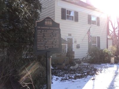 The Bartholf Homestead Marker. Click for full size. The Bartholf Homestead Marker image. Click for full size.
