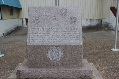 Veterans Memorial Marker. Click for full size. Veterans Memorial Marker image. Click for full size.