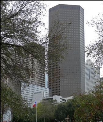 Downtown Houston from Sam Houston Park image. Click for full size.