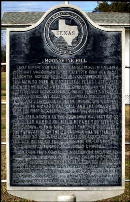 Moonshine Hill Marker. Click for full size. Moonshine Hill Marker image. Click for full size.