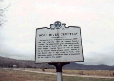 Wolf River Cemetery Marker image. Click for full size.