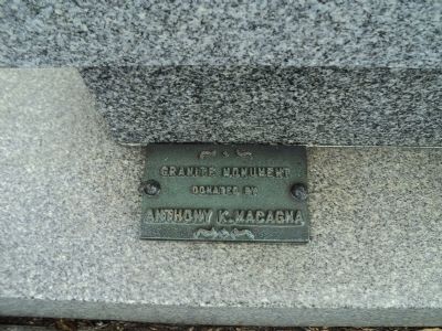 Lower Plaque #1. Click for full size. Lower Plaque #1 image. Click for full size.