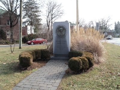Marker in Fort Lee. Click for full size. Marker in Fort Lee image. Click for full size.