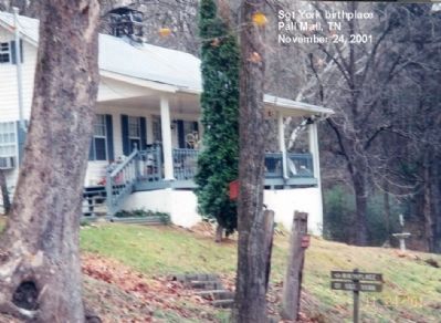 Alvin C. York birthplace, Pall Mall, TN image. Click for full size.