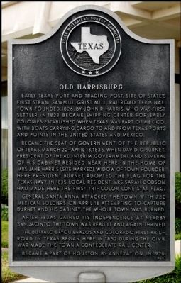 Old Harrisburg Marker. Click for full size. Old Harrisburg Marker image. Click for full size.