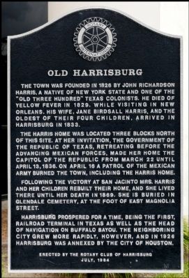 Old Harrisburg Marker image. Click for full size.