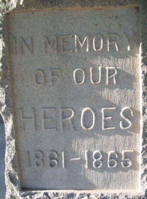 Civil War Memorial Dedication image. Click for full size.