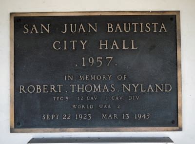 San Juan Bautista City Hall dedication. Click for full size. San Juan Bautista City Hall dedication image. Click for full size.