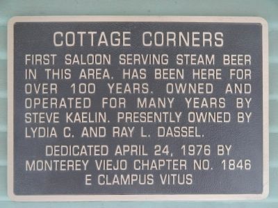 Cottage Corners Marker image. Click for full size.