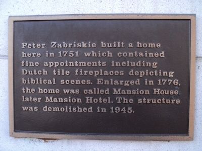 Mansion House Marker image. Click for full size.