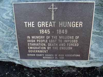 The Great Hunger Marker. Click for full size. The Great Hunger Marker image. Click for full size.