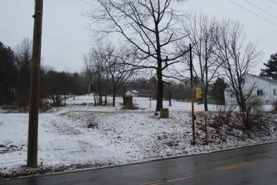 Site of Burgett Home and Fort Marker. Click for full size. Site of Burgett Home and Fort Marker image. Click for full size.