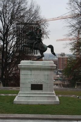 Andrew Jackson statue image. Click for full size.