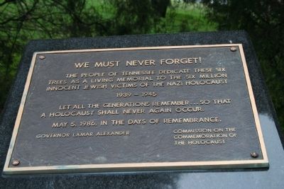 We Must Never Forget. Click for full size. We Must Never Forget image. Click for full size.
