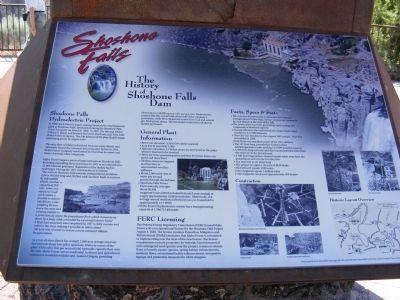 Shoshone Falls Marker image. Click for full size.