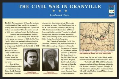 Civil War in Granville Marker image. Click for full size.