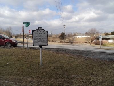 Fort William Marker. Click for full size. Fort William Marker image. Click for full size.