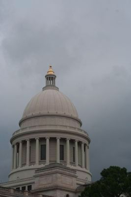 Dome at Capitol in Little Rock. Click for full size. Dome at Capitol in Little Rock image. Click for full size.