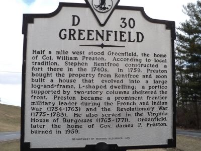 Greenfield Marker. Click for full size. Greenfield Marker image. Click for full size.