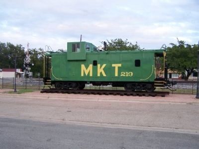 a Katy Caboose on display image. Click for full size.