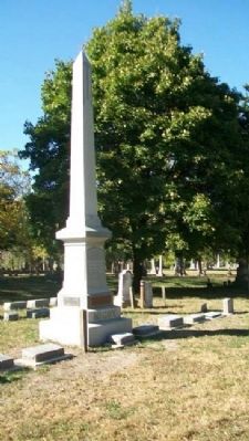 John C. McCoy Marker and Monument. Click for full size. John C. McCoy Marker and Monument image. Click for full size.