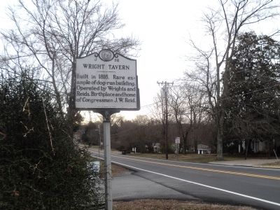 Wright Tavern Marker image. Click for full size.